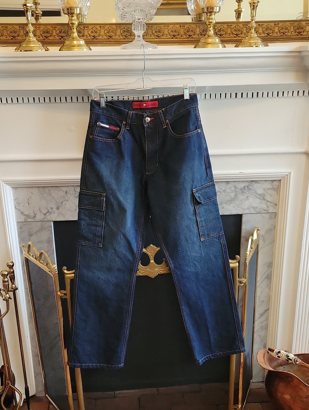 Y2K Tommy Hilfiger Cargo Denim Jeans